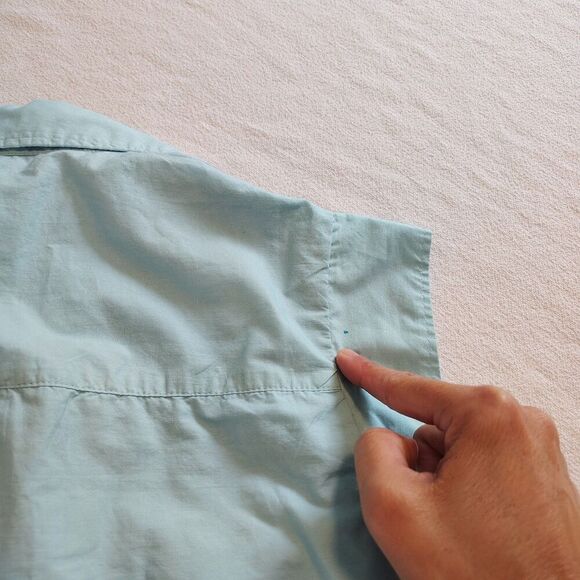 Anthropologie Maeve The Lillian Cap Sleeve Button Front Midi Dress Tulip Size XS - Picture 14 of 15